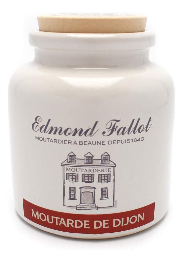 Edmond Fallot Original Dijon Mustard in Crock, 9 Ounce